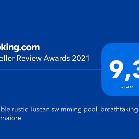 Valuable Rustic Tuscan Swimming Pool, Breathtaking View Of Camaiore Bagian luar foto