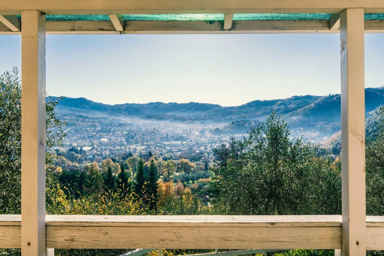 Valuable Rustic Tuscan Swimming Pool, Breathtaking View Of Camaiore Bagian luar foto